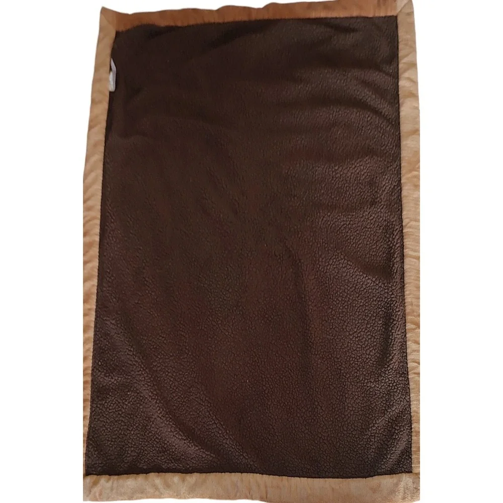 Koala Baby Blanket Monkey Around Sherpa Plush Security Brown‎ 2010 Polyester